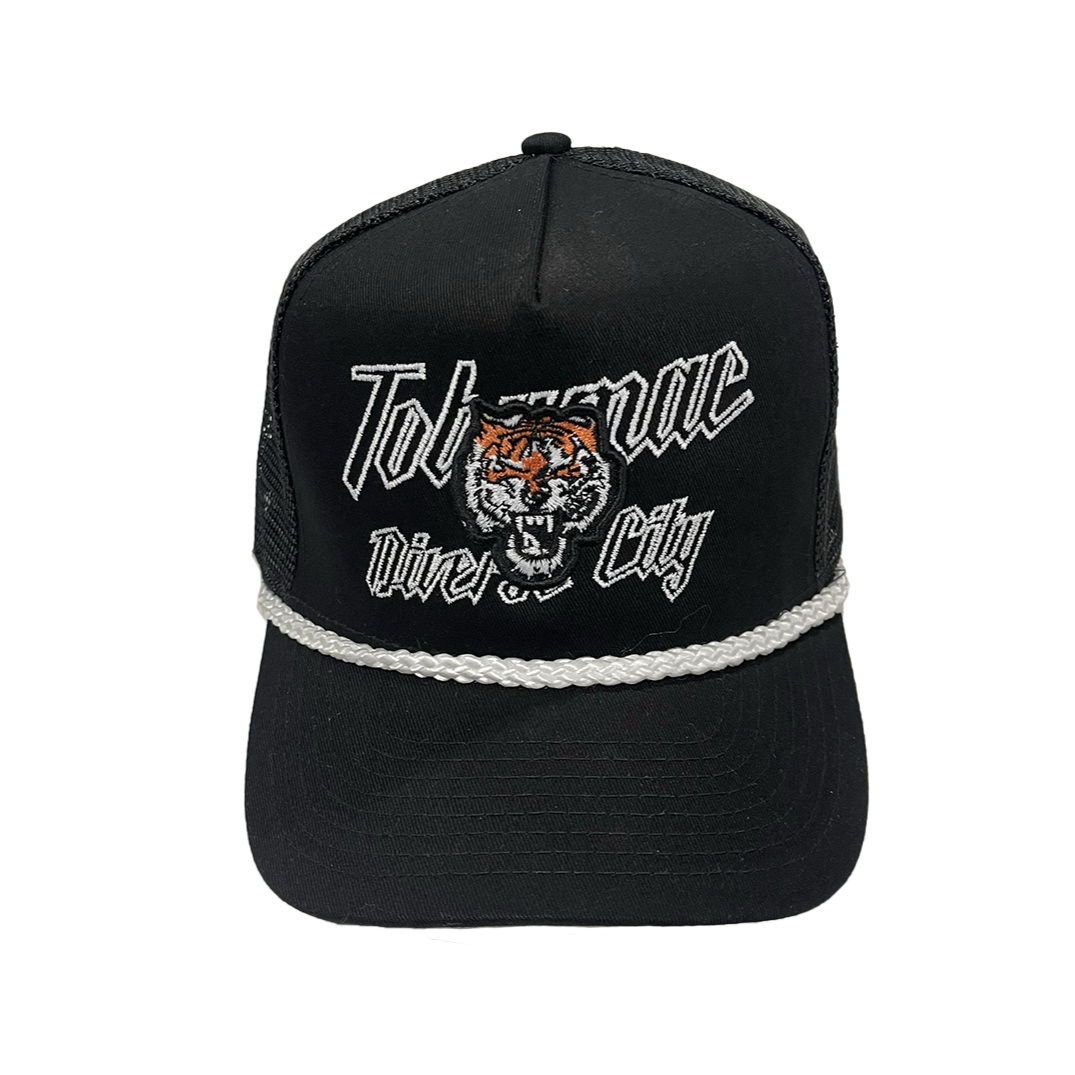 Black Tiger White Rope Hat – Official Toby Mac Store