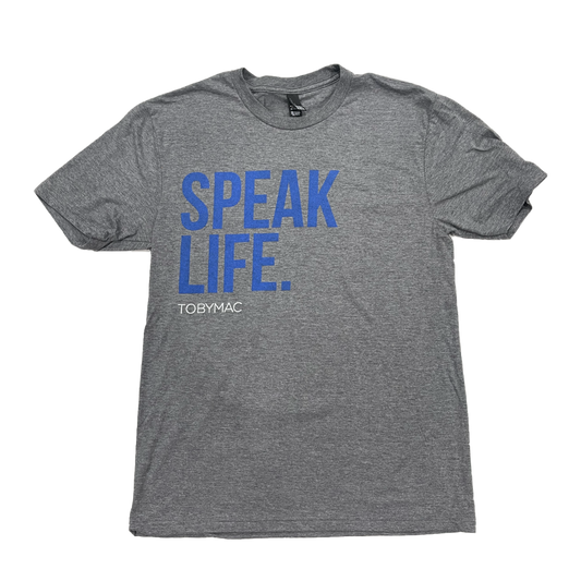 Speak Life Cobalt Blue Tee