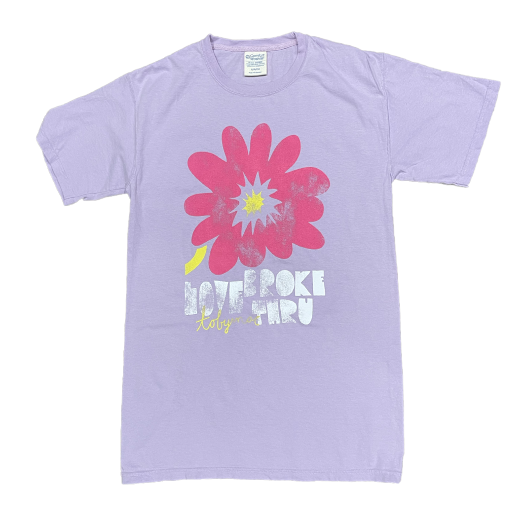 Love Broke Thru Lavender Tee