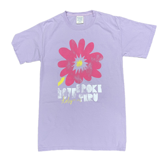 Love Broke Thru Lavender Tee