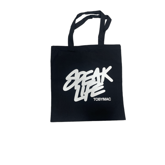 Speak Life Black Tote
