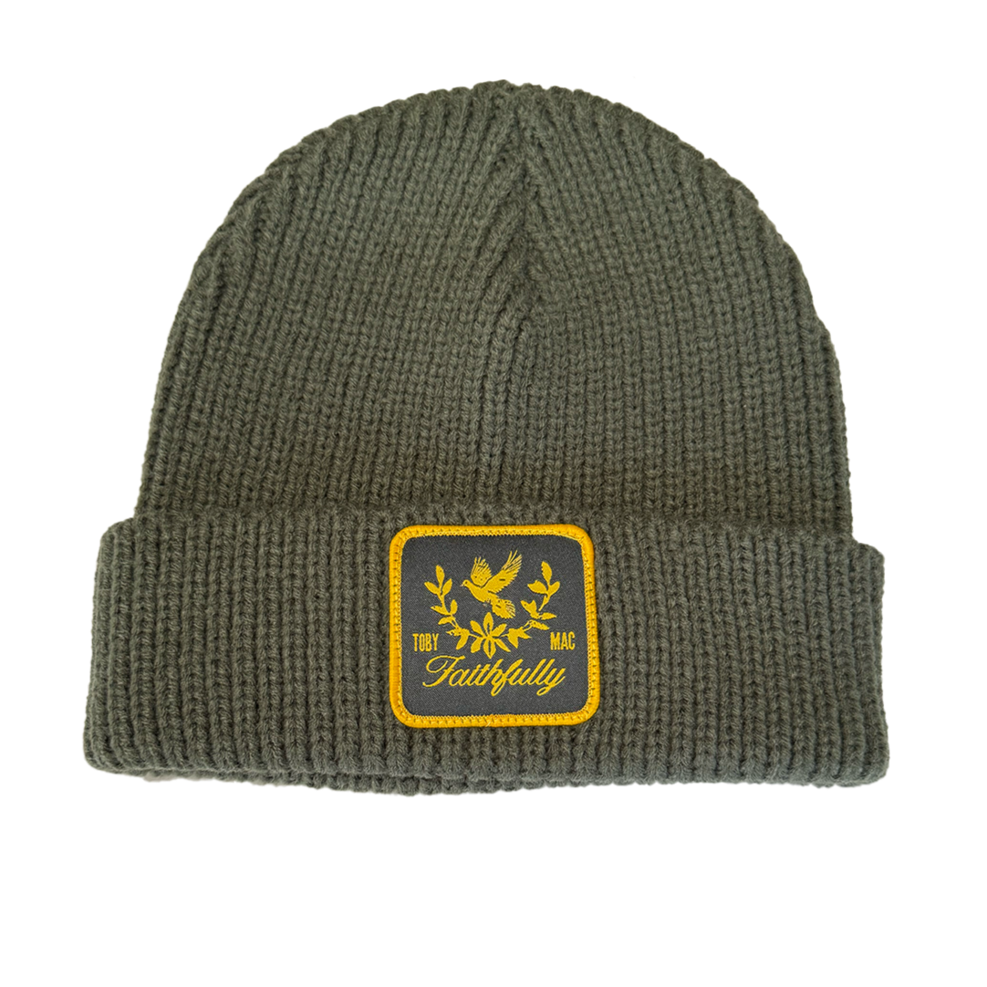 Faithfully Green Beanie