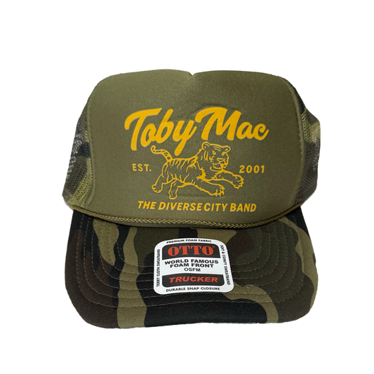 Tiger Camo Trucker Hat