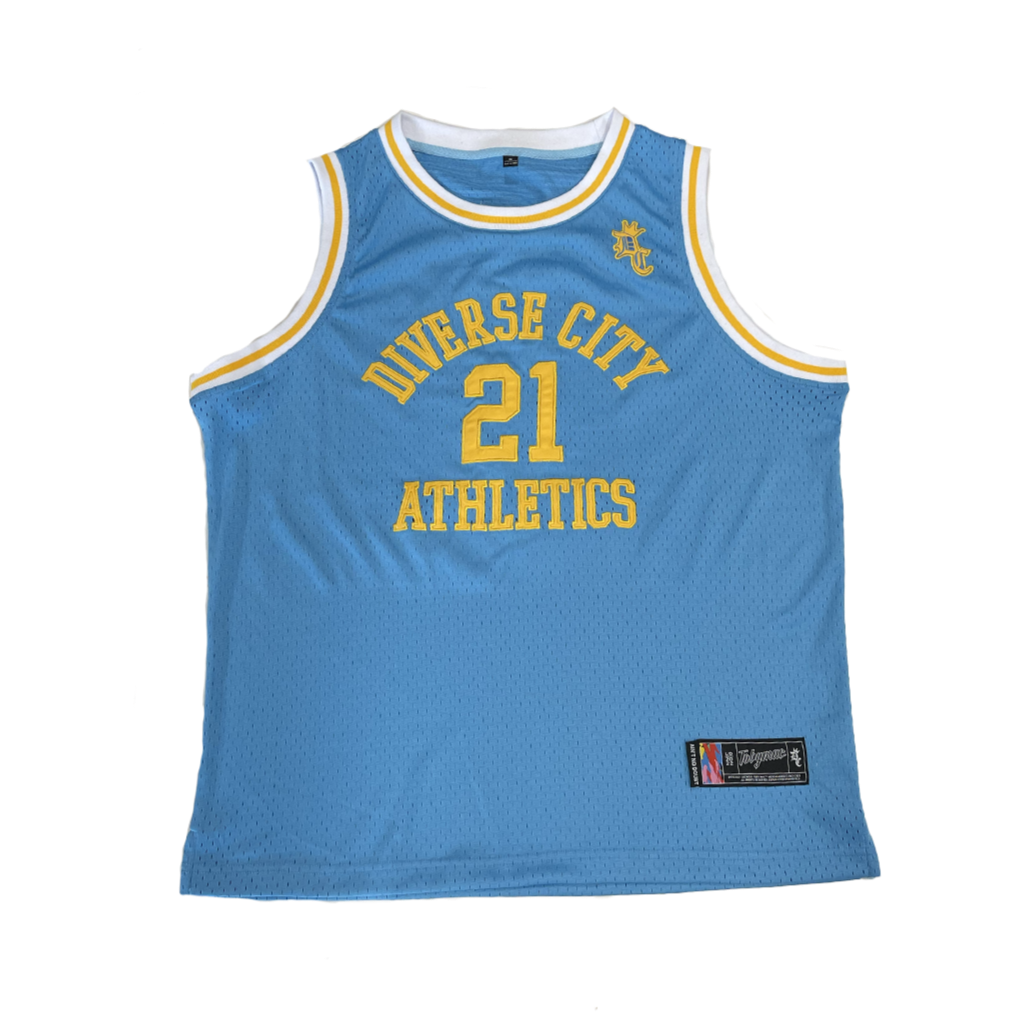 Blue Diverse City Basketball Jersey