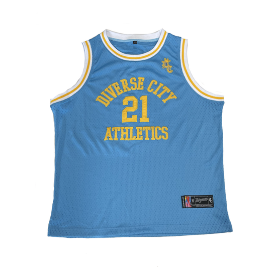 Blue Diverse City Basketball Jersey