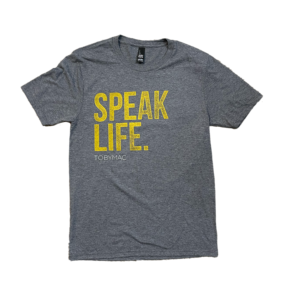 Speak Life Gold Tee