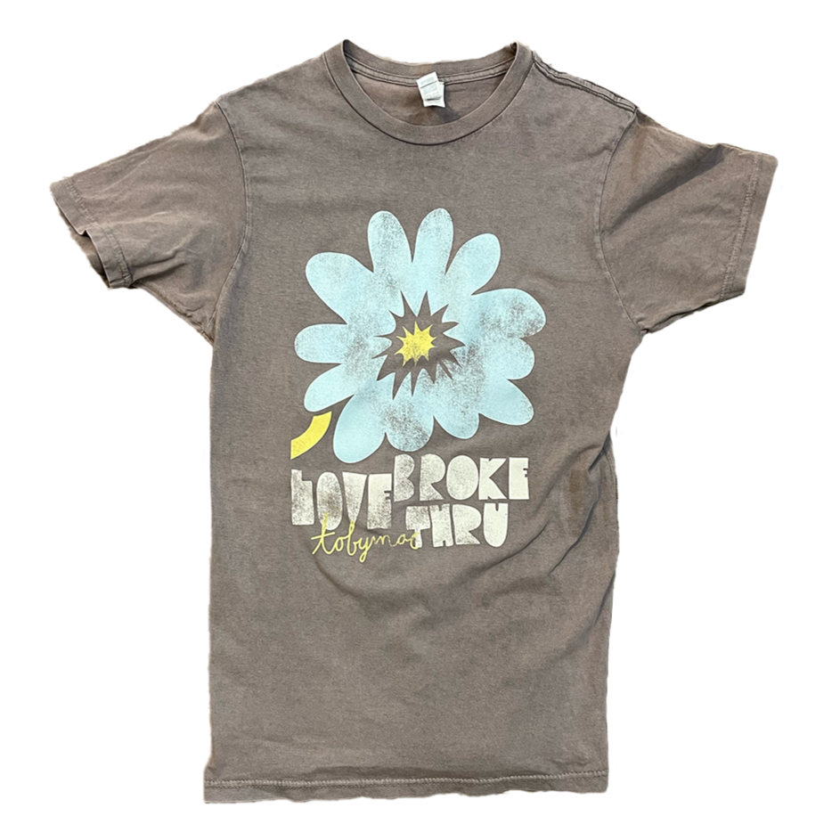 Youth Love Broke Thru Blue Flower Tee