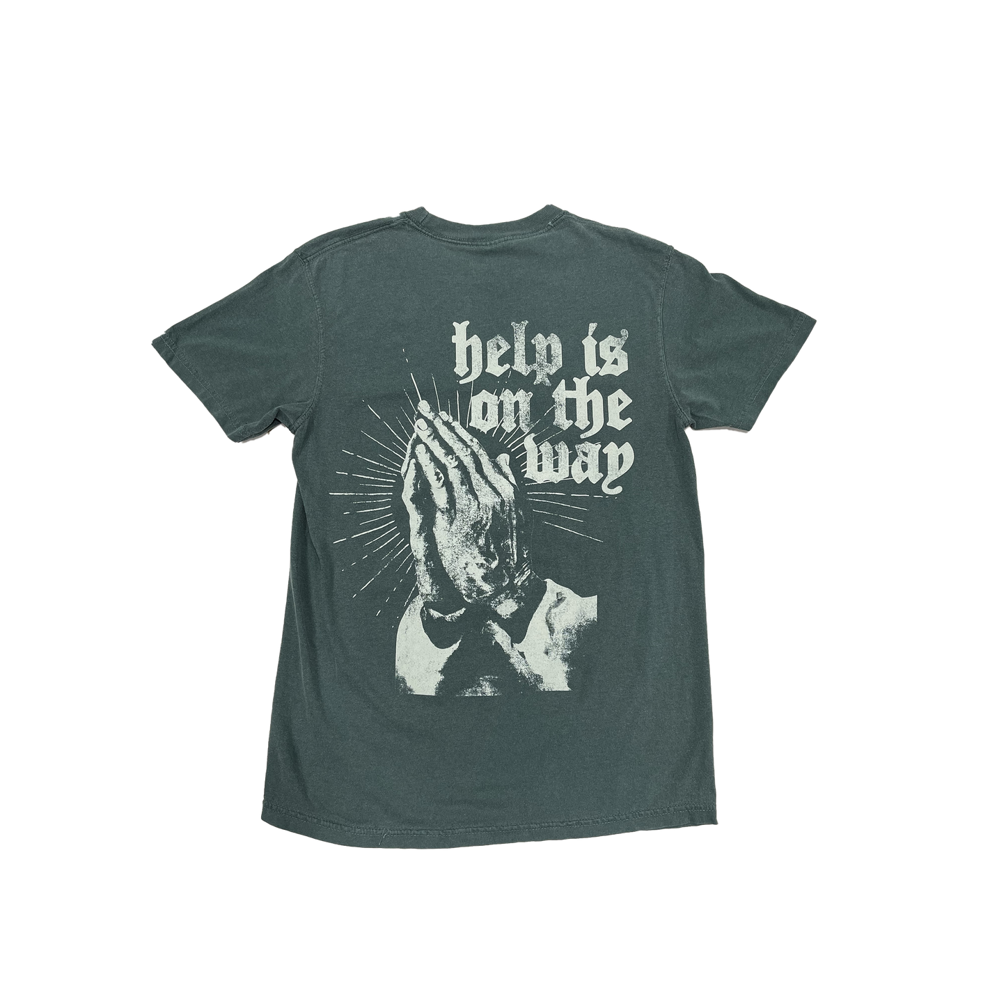 Help Is One The Way Green Tee