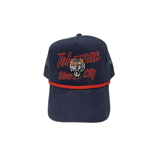 Blue Tiger Red Rope Hat