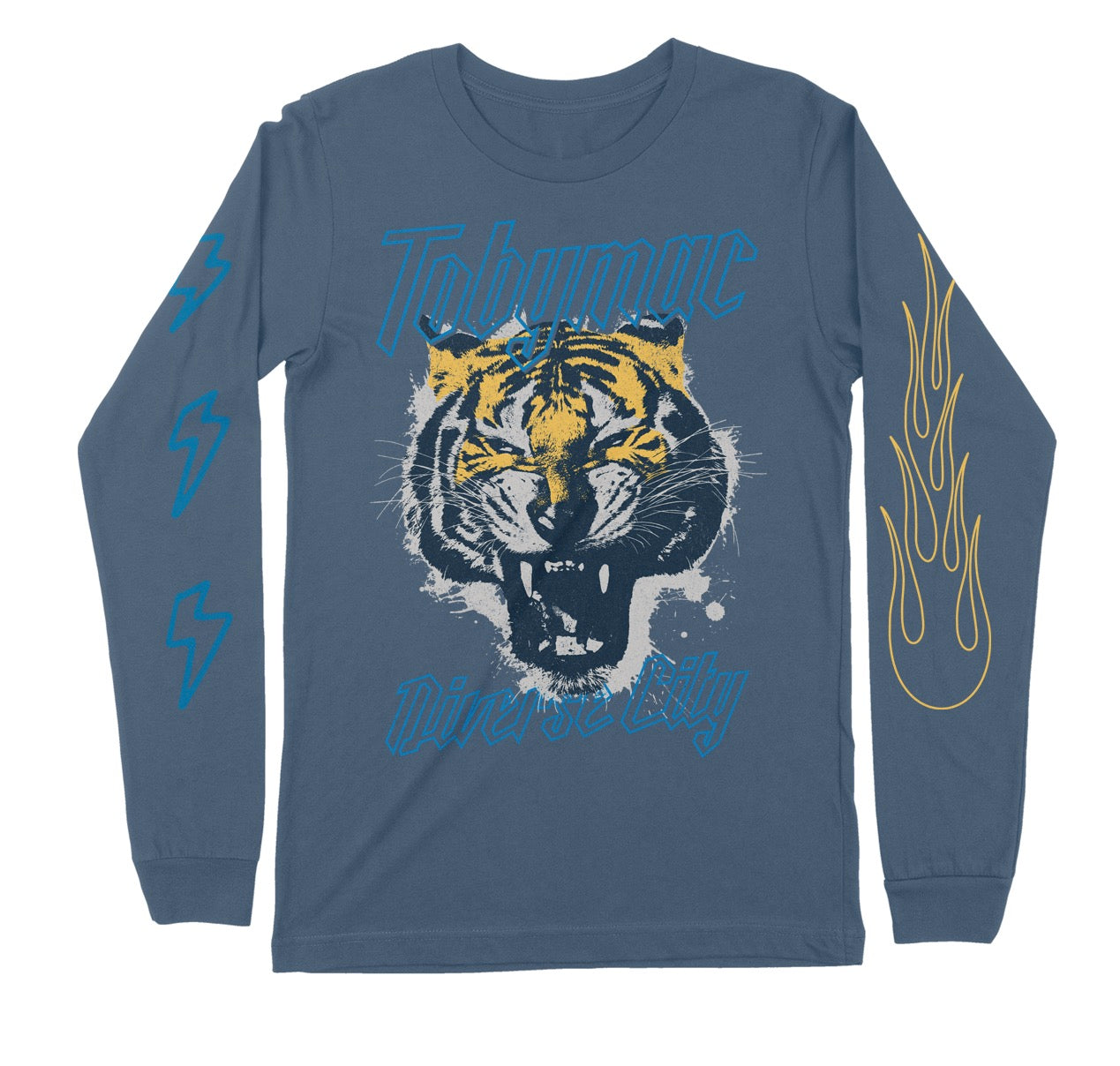 Diverse City Tiger Blue Long Sleeve