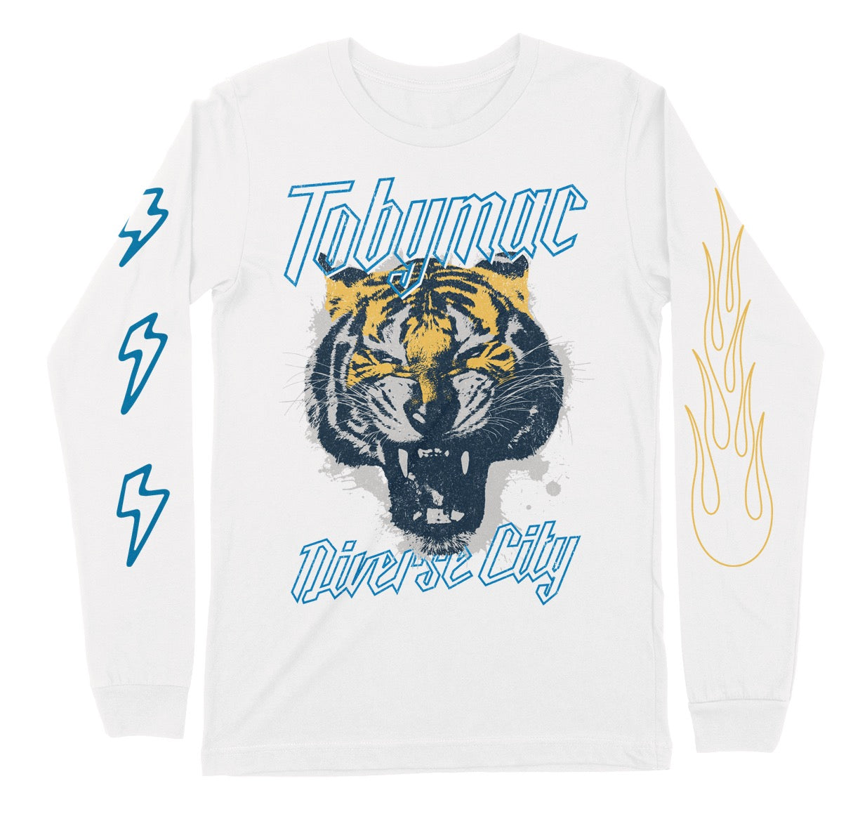 Diverse City Tiger White Long Sleeve