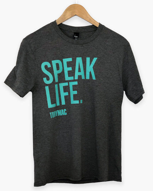 Speak Life Turquoise Youth Tee
